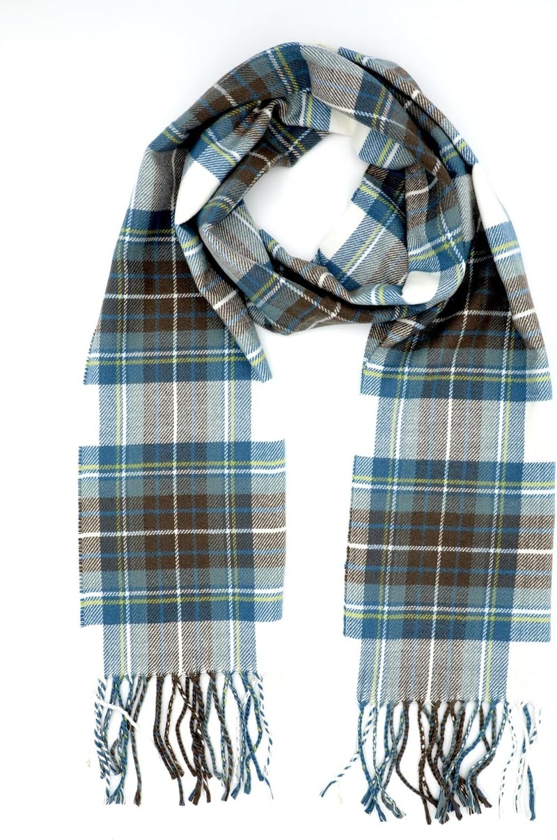 Achillea Scottish Tartan Plaid Scarf - Warm Cashmere Feel Winter Scarf, Scarves for Holiday, Christmas & Daily Wear - Image 1